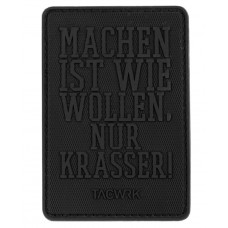 TACWRK - Machen-Wollen Patch PVC BlackOps Edition