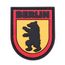 TACWRK - Berlin Bear Patch Black/Red/