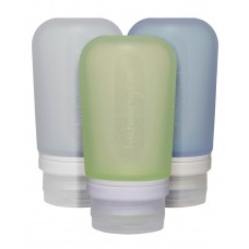 humangear - GoToob 100ml Set of 3 TRANSPARENT/GREEN/